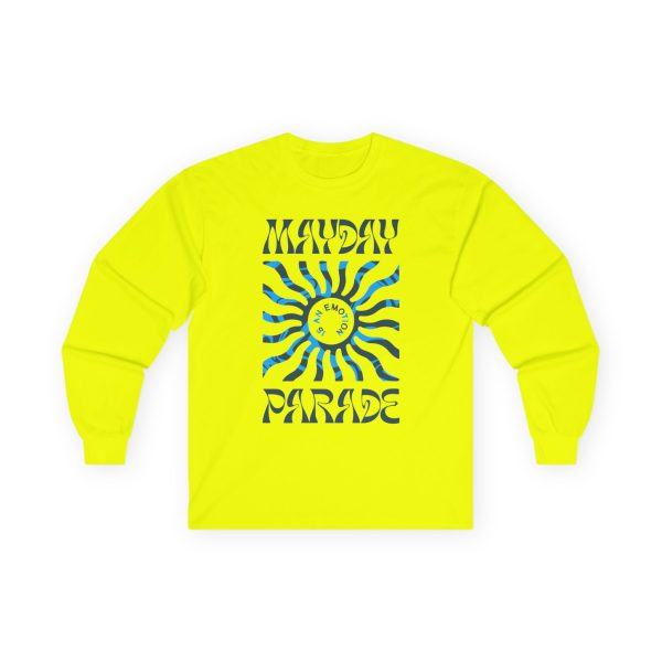 Mayday Parade is an Emotion (Sun) - Bright Salmon Unisex Ultra Cotton Long Sleeve Tee