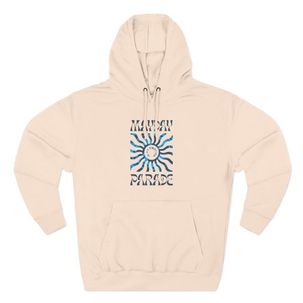 Mayday Parade is an Emotion (Sun) - Bright Salmon Three-panel Fleece Hoodie
