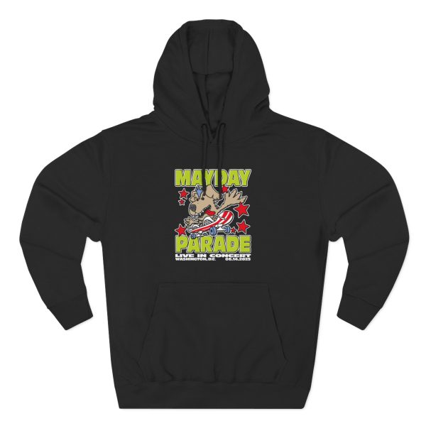 Mayday Parade Live in D.c. Three-panel Fleece Hoodie