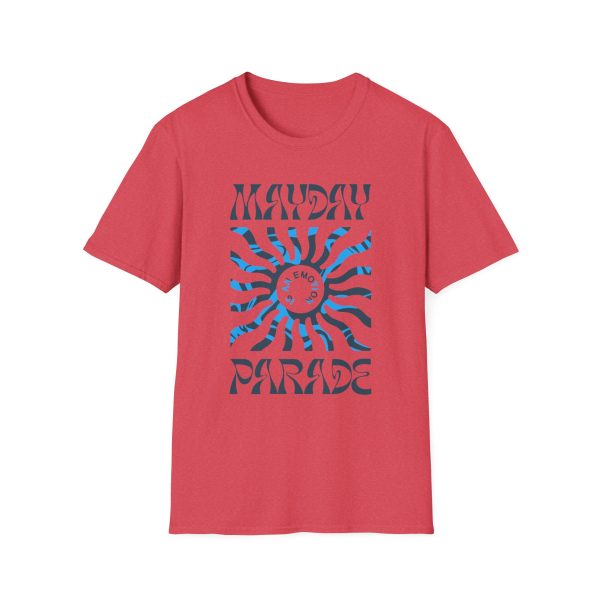 Mayday Parade is an Emotion (Sun) - Bright Salmon Unisex Softstyle T-shirt